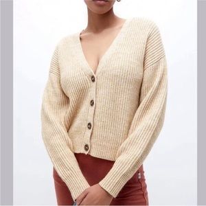 Moon & Madison Cream Sweater Cardigan